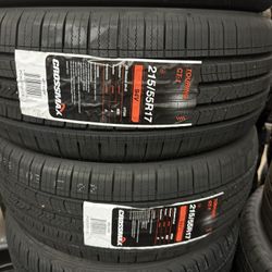 BRAND NEW TIRES 215/55r17 CROSSMAX ALL SEASON FOR SALE SET OF 4 TIRES $329 WITH INSTALLATION AND BALANCING 