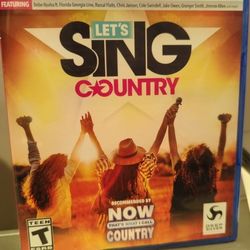 Brand New! Let's Sing Country (Sony PlayStation 4 PS4) Factory Sealed!