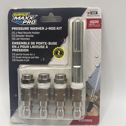 Pressure Washer J-Rod Nozzle Kit Surface Maxx Pro 