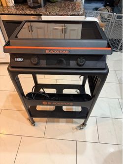 22 inch Blackstone electric griddle with cart 22 inch Blackstone electric griddle with cart