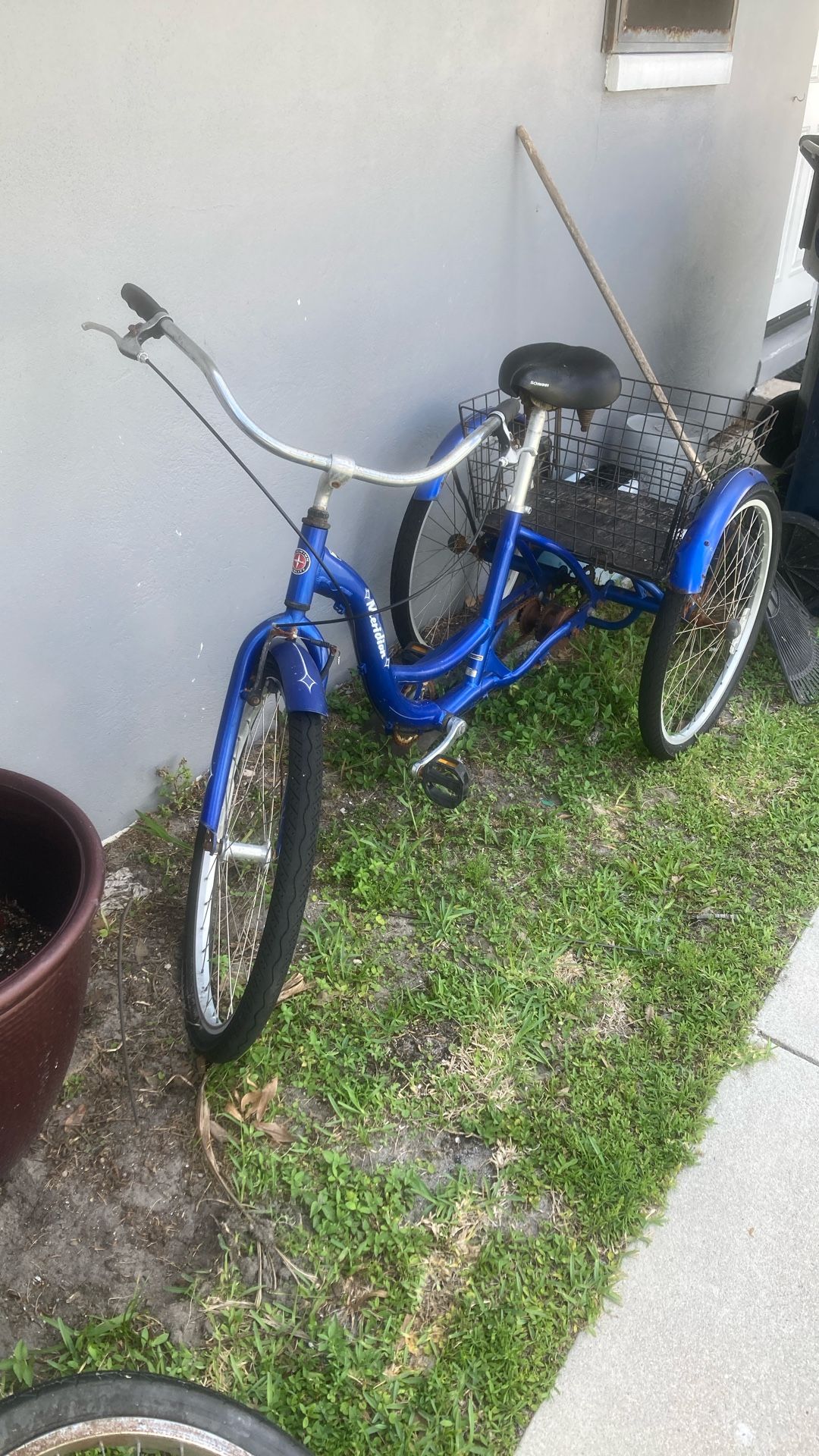 Bicycle A three wheeler