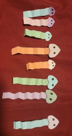 Cute Little Snake Bookmarks