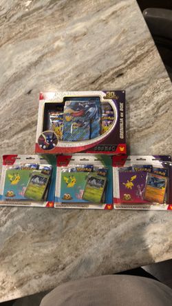 30th anniversary Pokemon Blister Packs