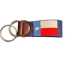 Needlepoint Key Fob - State Of Texas