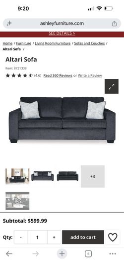 Sofa/couch- ashley Altari