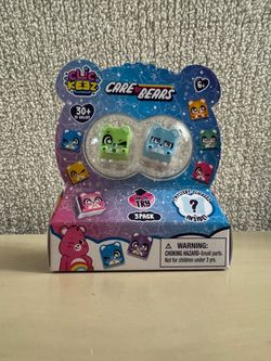 NEW Clickeez Care Bear 3 pack