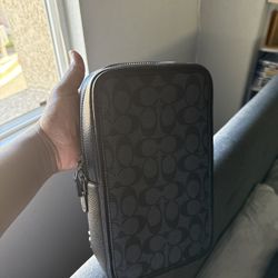 Coach Crossbody Mens Charcoal Black Bag