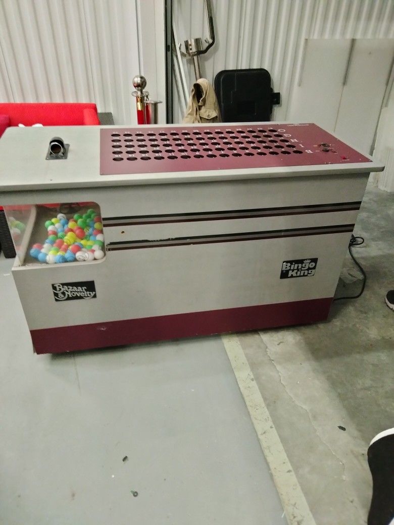 used bingo king machine for sale