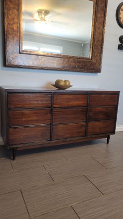 NICE DARK BROWN LONG DRESSER