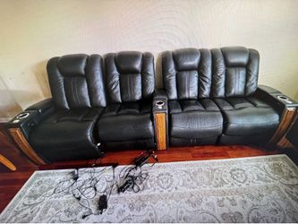 Home Theater leather recliner seats