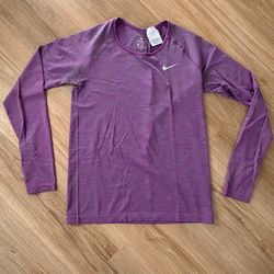 Nike Dri-FIT Long Sleeve Top - Purple