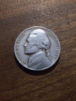 1946 Jefferson Transitional Off Metal ERROR NICKEL 