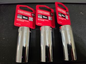 NEW Craftsman 19mm Deep Socket – 3/8" Drive – 12 Point –