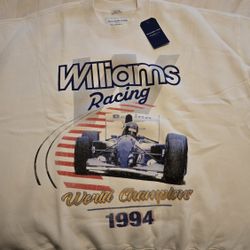 Abercrombie & Fitch Williams Racing Graphic Crew Sweatshirt XL Oversize