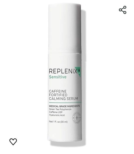 Replenix Medical-Grade Caffeine Fortified Calming FaceSerum with Hyaluronic Acid