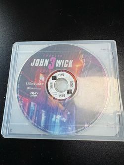 John Wick Chapter 3 Parabellum DVD