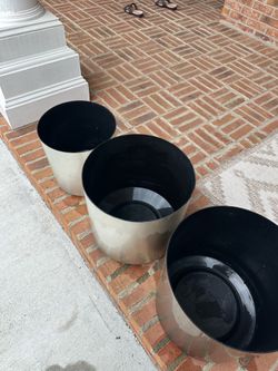 Set of three pieces flower pot