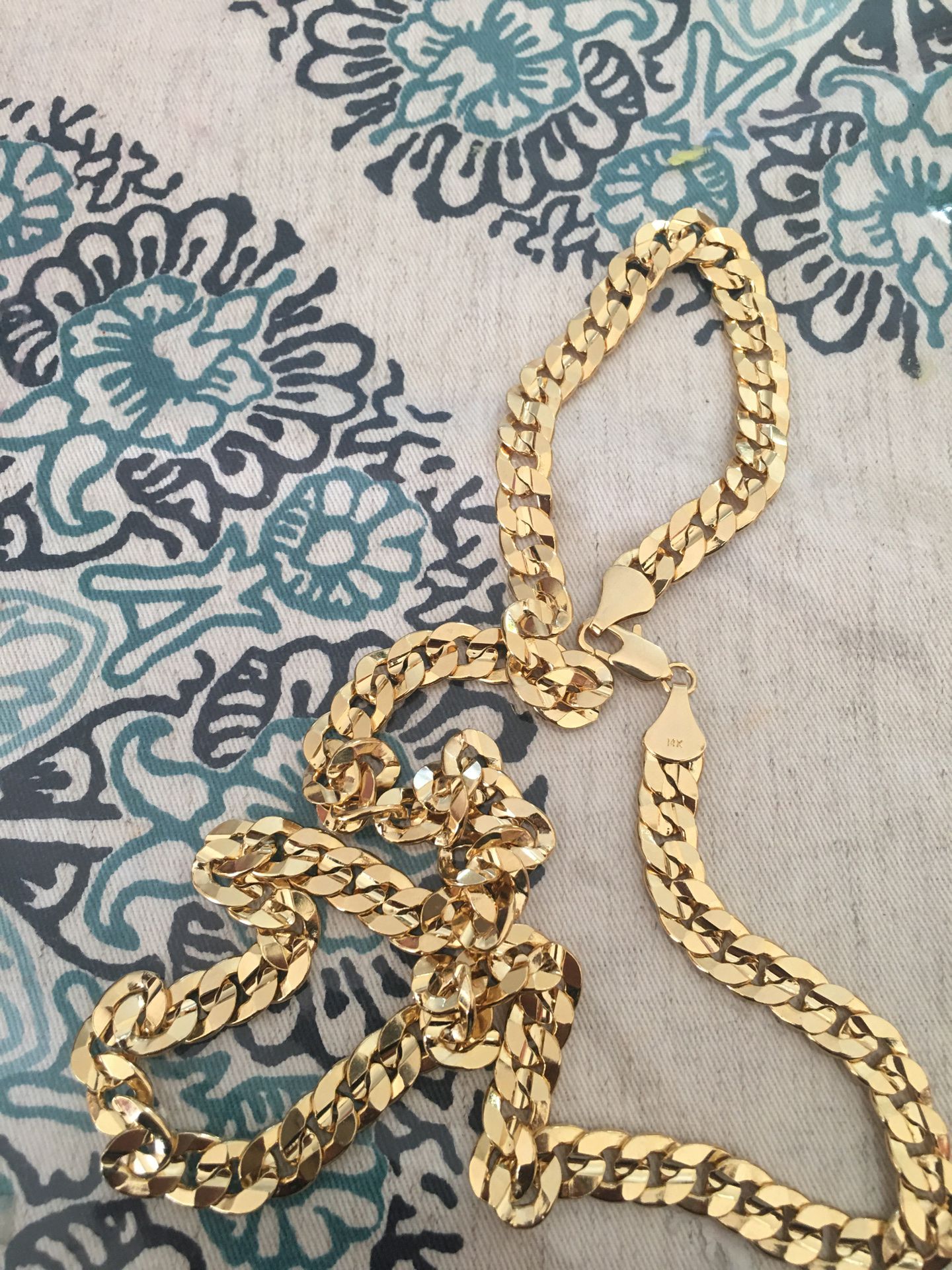 24” gold plated chain