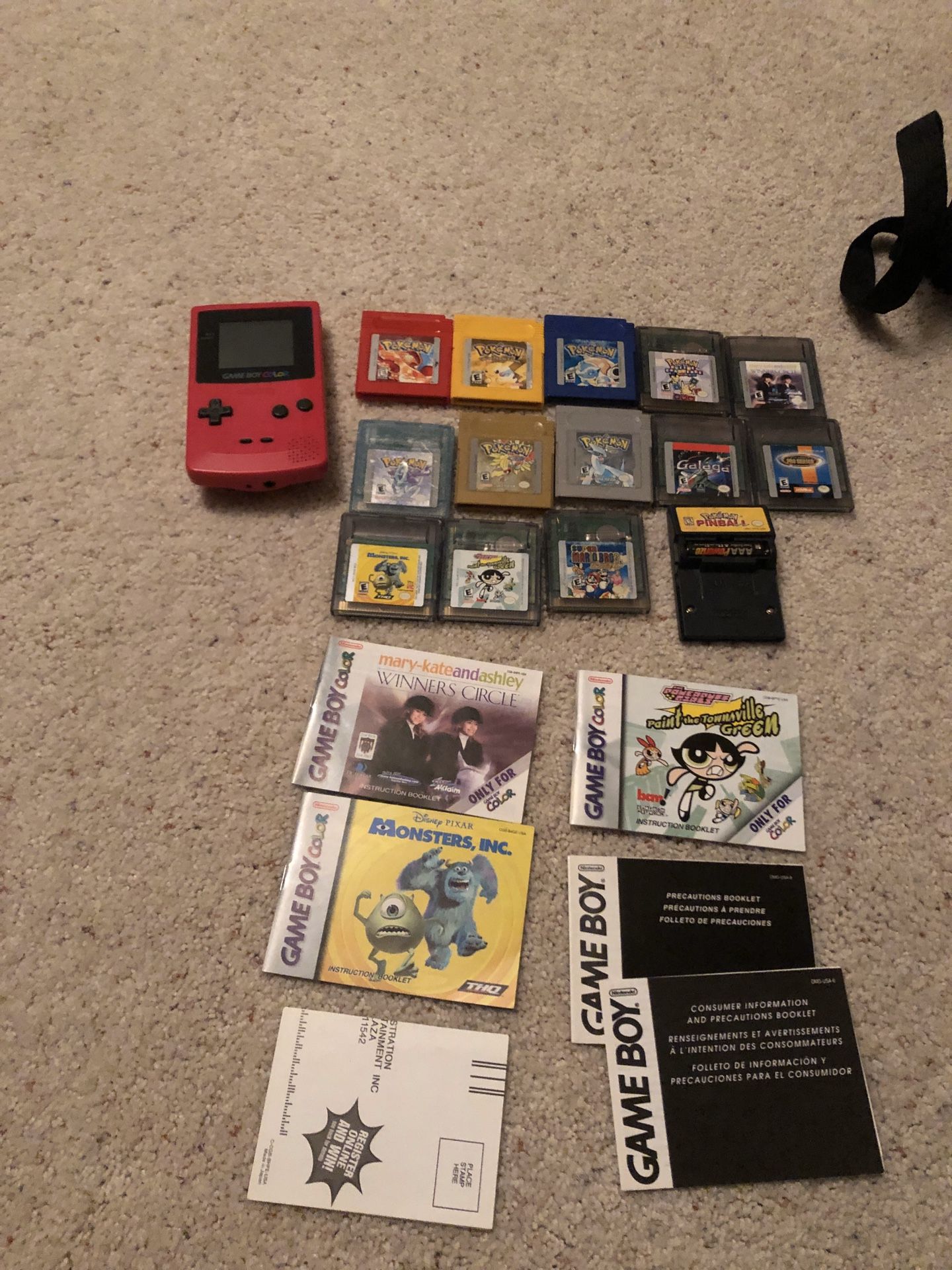 Gameboy Color with games *Mint*