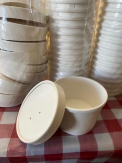 8 oz ice cream/ dessert cups
