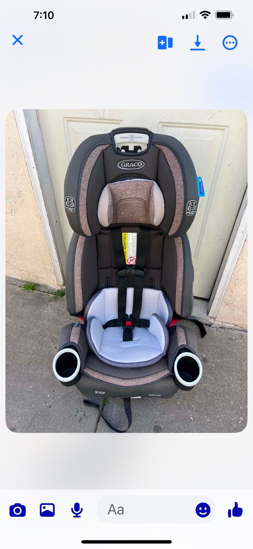 complete stokke tripp trapp High Chair Osprey Daylite® Expandable Travel With the Tripp Trapp Hanging Market Umbrella Color:Day Stripe