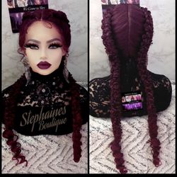 Human Hair Blended Lace Front Wig 