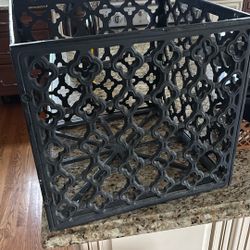Solid Iron Crate