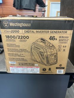 Westinghouse iGen2200 22 watt Fuel Inverter Generator