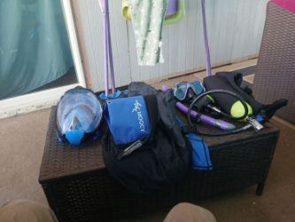 Snorkeling Gear Set with Full Face Mask