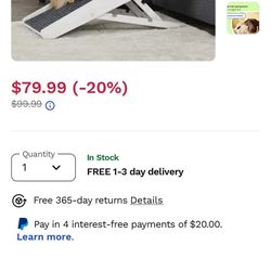 Dog Ramp  $50 NEW