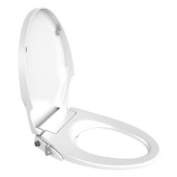 SECNAC bidet toilet seat elongated cover, Cold Water Style With Double Nozzle