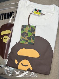 Bape big ape head White tee XL
