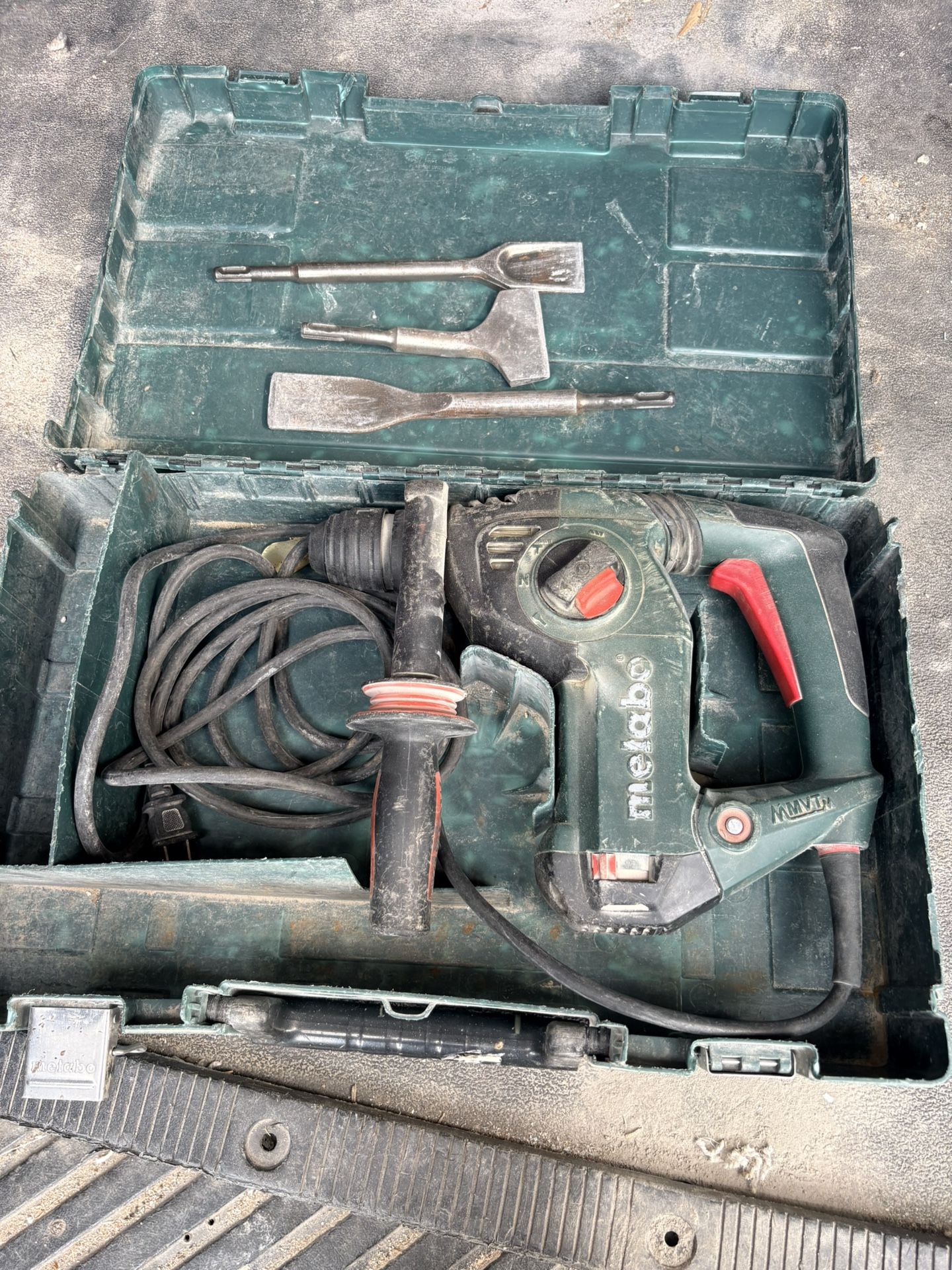 Metabo Roto Hammer With Case And Bits