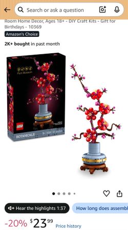 Lego Botanicals Plum Blossom