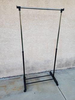 Adjustable single Garment Rack