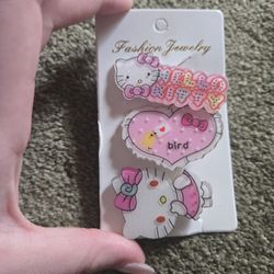 Hello Kitty Hair Clips