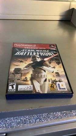 Star Wars Battlefront PS2 Greatest Hits & memory card