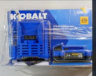 Brand New Kobalt 24V 2.0 Ah Lithium-Ion Battery & Charger Kit (#(contact info removed))