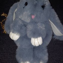 Girls Fluffy Bunny Handbag