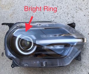 2021 2022 2023 2024 2025 FORD BRONCO SPORT HEADLIGHT SIGNATURE BRIGHT RING TYPE FULL LED PASSENGER SIDE ORIGINAL OEM