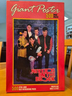 New Kids on the block poster puzzle