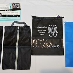 4 New Travel Shoe Bags