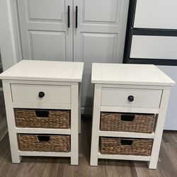 Two side tables