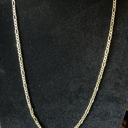 14 karat gold Figaro gold chain