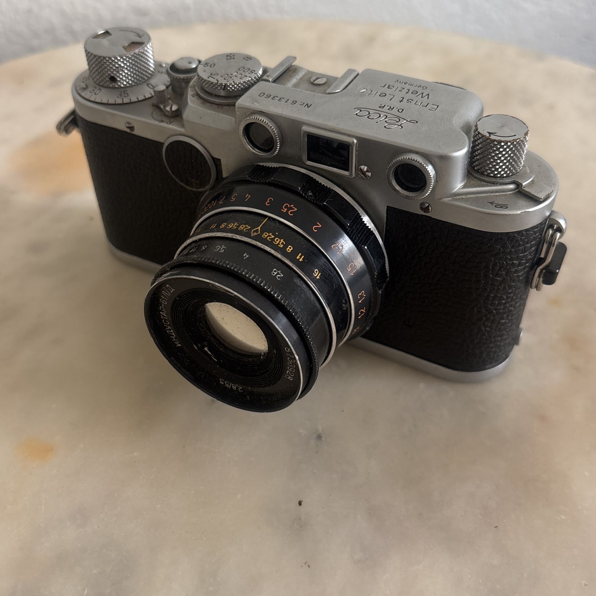 Vintage Leica III 35mm Rangefinder