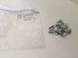 Lot Of 17 Metal Silver Locking Sliders #5