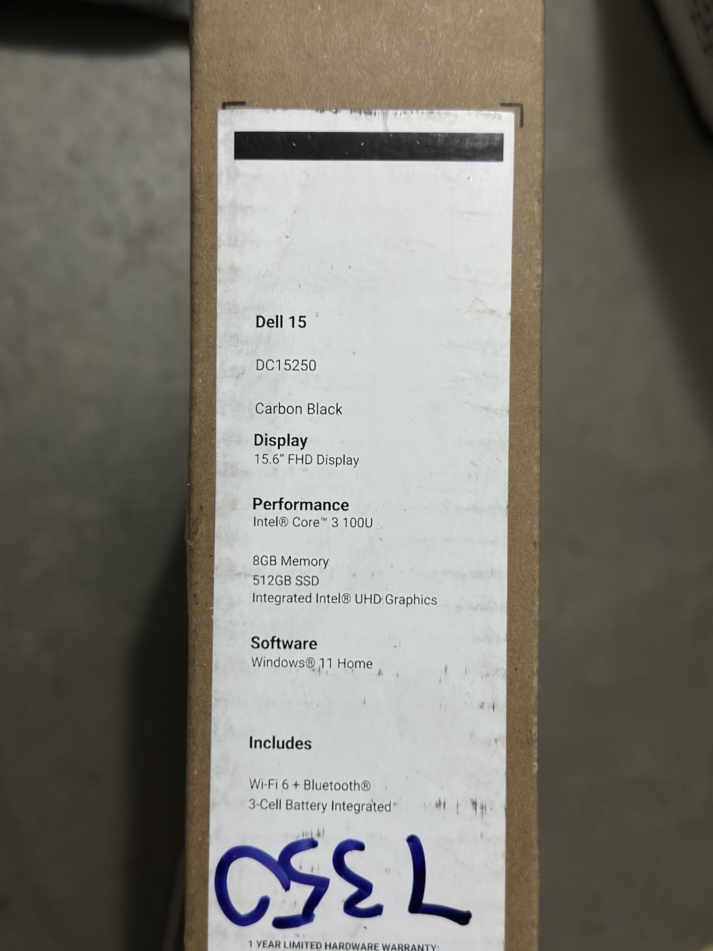 Dell 15 Laptop (DC15250)