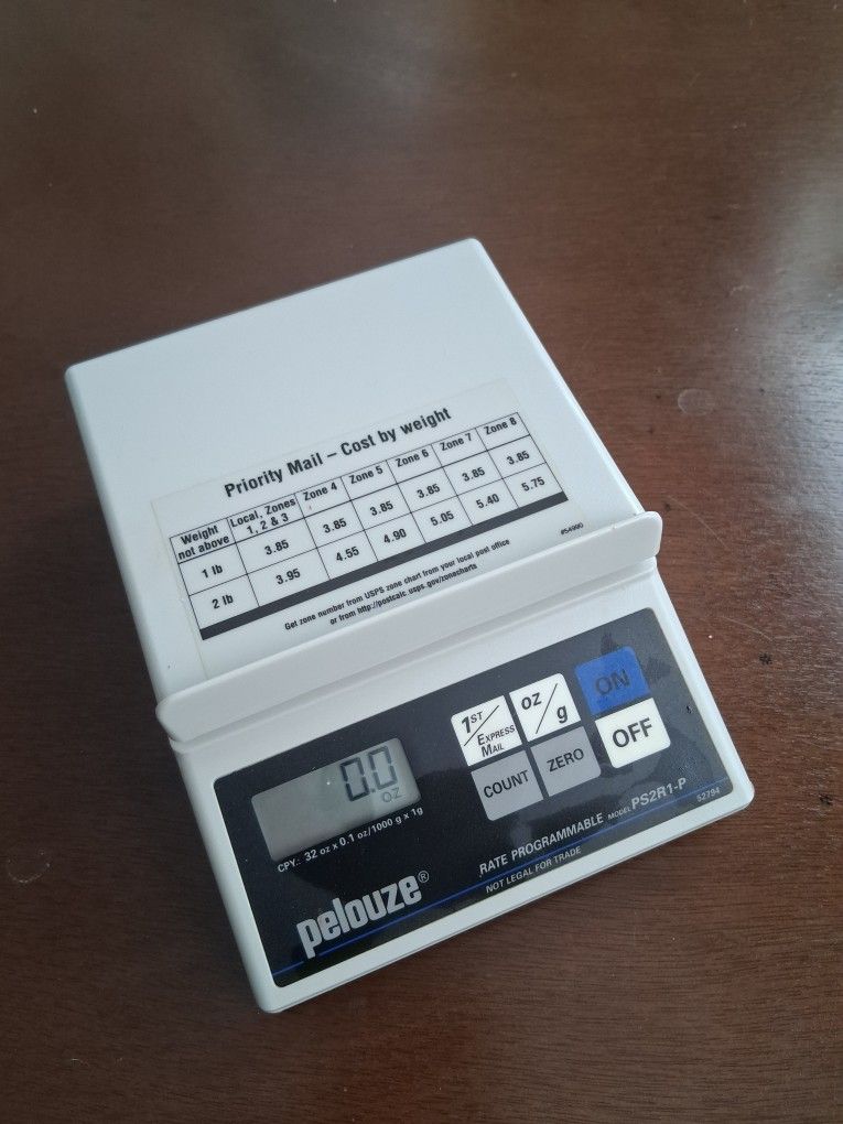 Pelouze PS2R1-P Digital Postal Scale 2 lbs Capacity
