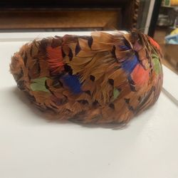 Antique Feather Hat 