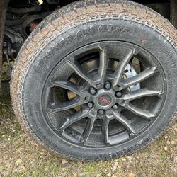 Set Of 4 Rims and Tires TRD Toyota Tundra